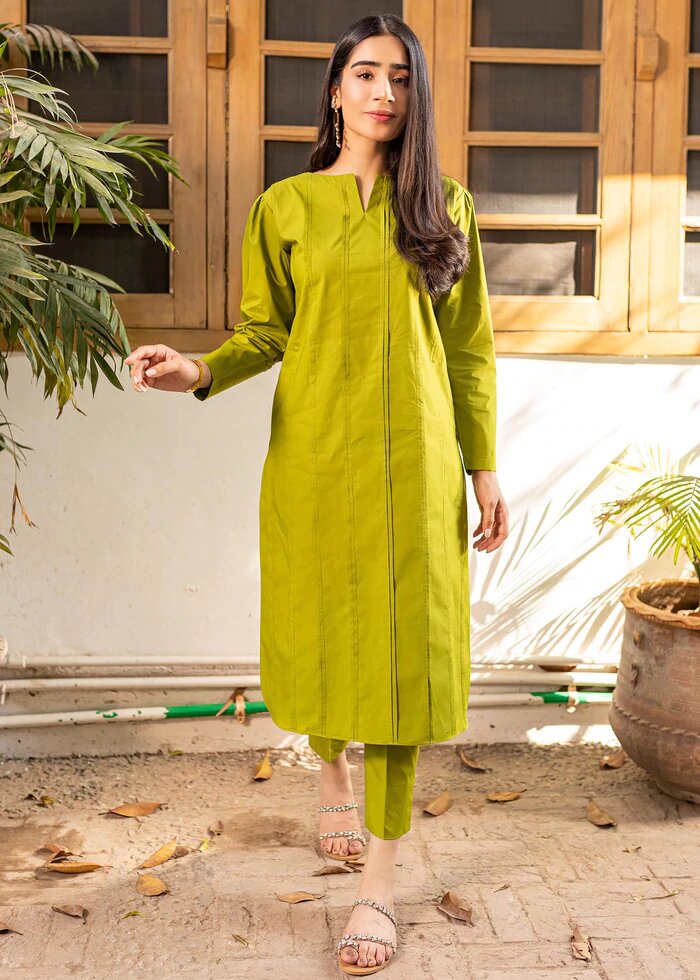 Suha Lime Green 2 Piece Suit Best Summer Collection Noora women